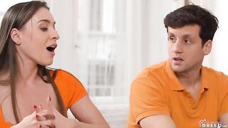I came to my stepmom and got fucked on the couch in doggystyle