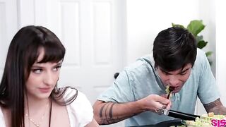 It's worth fighting for such a relationship. A juicy ass on the table is worth it