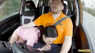 The beautiful woman is asking if she tried to seduce him. They fucked in the car