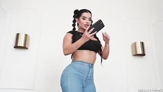 The girl tells the truth about herself in a private setting