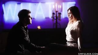 Romantic sex with a girlfriend and her boyfriend