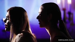 Romantic sex with a girlfriend and her boyfriend