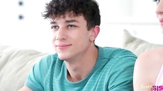 A little sister found a guy who was not against fucking with a minor