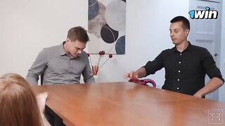 The meeting in the office goes beyond professionalism