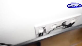 A hotwife cheats on her husband with a handyman in steamy action