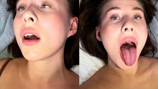 Faking an orgasm while cumming and rolling my eyes, a daring act