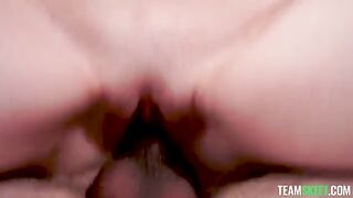 It is time to take it in your mouth. Beautiful brunette makes a stunning blowjob