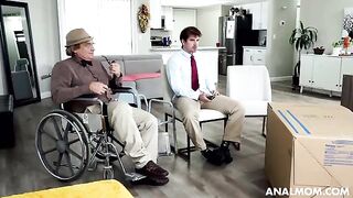 A man fucked a girl in all her holes, including anal