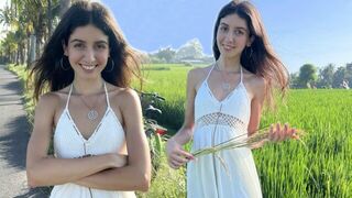 A sweet girl was picked up from the rice field and fucked rough