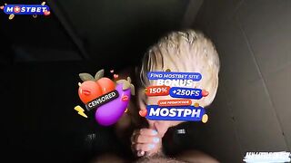 A short-haired blonde gets fucked hard by her stepfather in the shower