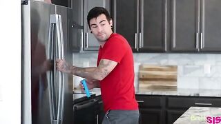 Why not use a single sister? A stepbrother has a dream to fuck her