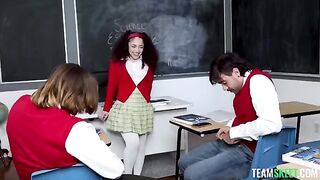 There are only whores in this college. Watch and believe!