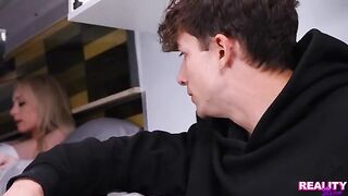 A young guy had sex with his nice sister in the car, it was just amazing