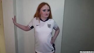 The English fan was fucked in the ass for losing a bet to a Frenchman