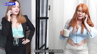 Hot threesome with stepmom and teacher in HD