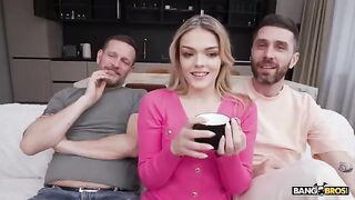The language is better than the cock, as in this hot threesome