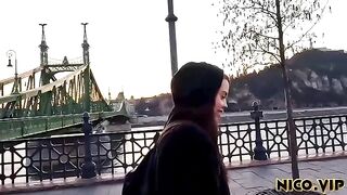 The man fell asleep while fucking his girlfriend, and she made a vlog about it