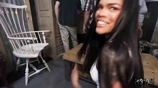 A girl agreed to swallow every last drop of her partner’s passion