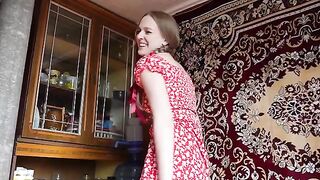 The girl from the village is always a hot and sexy bitch