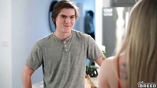 The guy just pulled his dick and put it into the beautiful woman