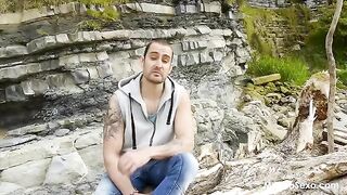 A man found a girl in nature, saved her, and they got intimate
