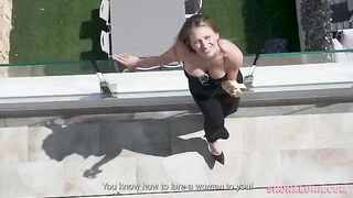 A beautiful woman has an amazing sex with her young partner