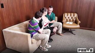 A comfortable couch can serve as a perfect place for solving problems
