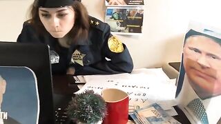 A couple has passionate sex while doing their taxes