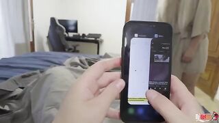 A woman got distracted and fucked by her stepson in a steamy homemade video