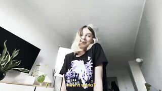 Show us how you can use your mouth, a real couple homemade