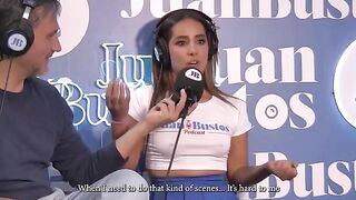 Natalia Garcia asks for a burger and the delivery guy gets a blowjob in this steamy podcast scene