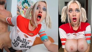Harley Quinn gets fucked hard in a rough session