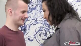 Nicole DuPapillon's big boobs bouncing on cock of Sam Bourne
