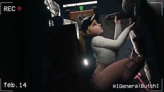 FNAF Security Breach Vanessa sucked and fucked in an office at Freddy Fazbear Mega Pizzaplex