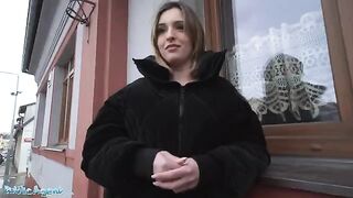 Public Agent caught Myss Alessandra on the street and offered her a modeling job