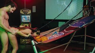 I showed my friend around my game room and it ended in a steamy adventure