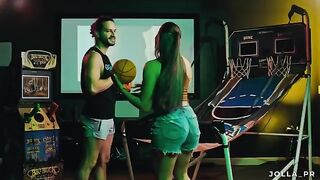I showed my friend around my game room and it ended in a steamy adventure