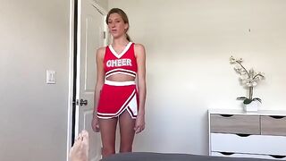 Special support for cheerleaders from Addison Vodka and her fit, alluring figure