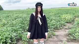 The girl collected the seeds and became a woman