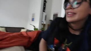 A hot sleepover surprise for the best friend's girlfriend