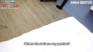 A hot chick from a cleaning staff showed me something incredible in the hotel room