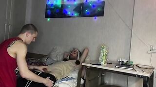 Two guys fucked a girl in a friendly mood