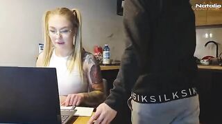 The girl is fucking with her teacher to get a good mark