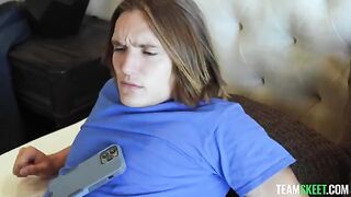 I tried to push my dick with all my might until the orgasm