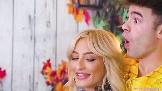 The holiday is not a hindrance to have sex with four cute girls