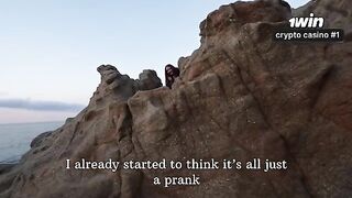There's nothing to be found on the rocks, aka beach