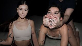 The game of “guess where the next hand will land” is too boring for these naughty teens