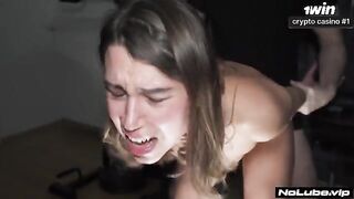 A girl can get disoriented after experiencing intense pleasure with a cock, even with cum
