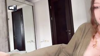 A woman caught in the act, with no other way out