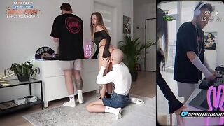 The girl loves her husband but she likes someone more, who is well-endowed